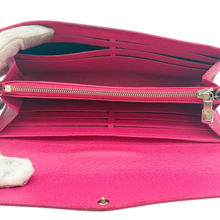 LOUIS VUITTON Black Epi Leather Sarah Wallet with Chain Louis Vuitton