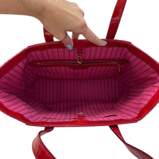 LOUIS VUITTON Pink Leather Cosmic Blossom Tote PM Louis Vuitton