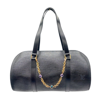 LOUIS VUITTON Black Epi Leather Papillon Louis Vuitton