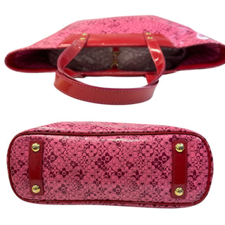 LOUIS VUITTON Pink Leather Cosmic Blossom Tote PM Louis Vuitton