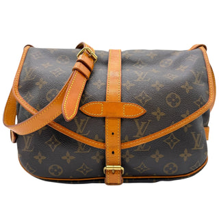 LOUIS VUITTON Monogram Saumur 30 Crossbody Bag Louis Vuitton