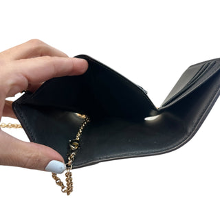 LOUIS VUITTON Monogram Dauphine Compact Wallet with Added Chain Louis Vuitton