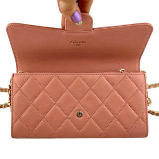 RESERVED CHANEL Gusseted Classic Flap Bag Envy