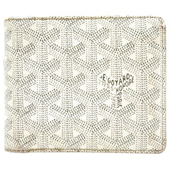 Goyard White Goyardine Coated Canvas Victoire Bifold Wallet Gucci