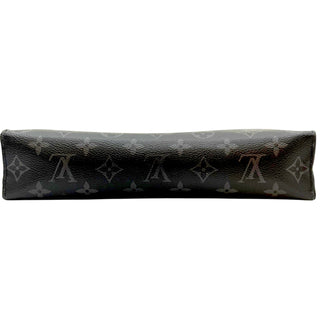 Mongram Eclipse Black Pochette Voyage MM clutch bag w/ Added Crossbody Chain Unisex Bag Envy