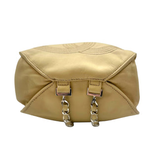 CHANEL Beige Lambskin Timeless Chain Small Backpack Chanel