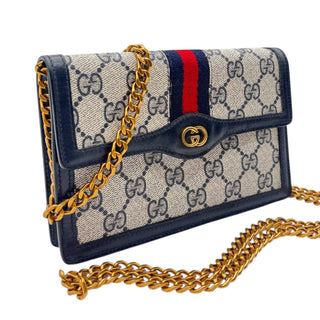 GUCCI Mini Ophidia Clutch with added Chain Gucci