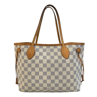 LOUIS VUITTON Damier Azur Neverfull PM Tote Bag Louis Vuitton