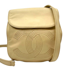 CHANEL Beige Lambskin Timeless Chain Small Backpack Chanel
