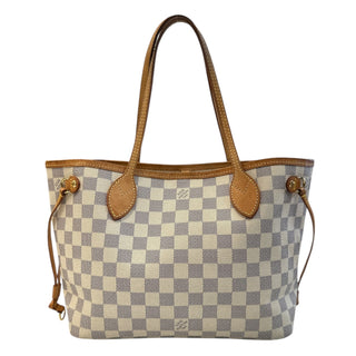 LOUIS VUITTON Damier Azur Neverfull PM Tote Bag Louis Vuitton