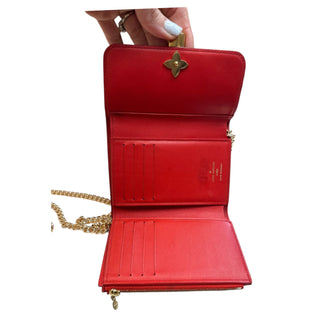 LOUIS VUITTON Monogram Monovere Compact Wallet with Added Chain Louis Vuitton