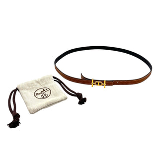 HERMES Ancre Reversible Leather Belt Hermes