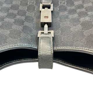 GUCCI Black GG Supreme Canvas Jackie Bag Gucci