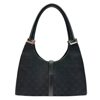 GUCCI Black GG Supreme Canvas Jackie Bag Gucci