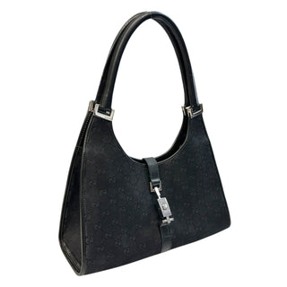 GUCCI Black GG Supreme Canvas Jackie Bag Gucci