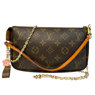 LOUIS VUITTON Monogram Coated Canvas Pochette Accessoires Louis Vuitton
