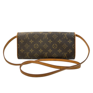 LOUIS VUITTON Monogram Coated Canvas Pochette Twin GM Louis Vuitton
