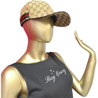 GUCCI GG Canvas with Web Baseball Cap Size Medium 58 Louis Vuitton