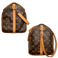 LOUIS VUITTON Monogram Speedy Bandouliere 35 with Strap Louis Vuitton