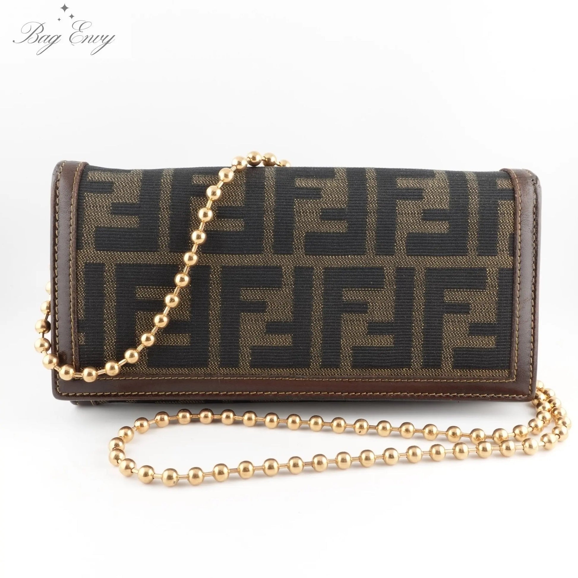 FENDI Zucca Wallet on Chain - Bag Envy