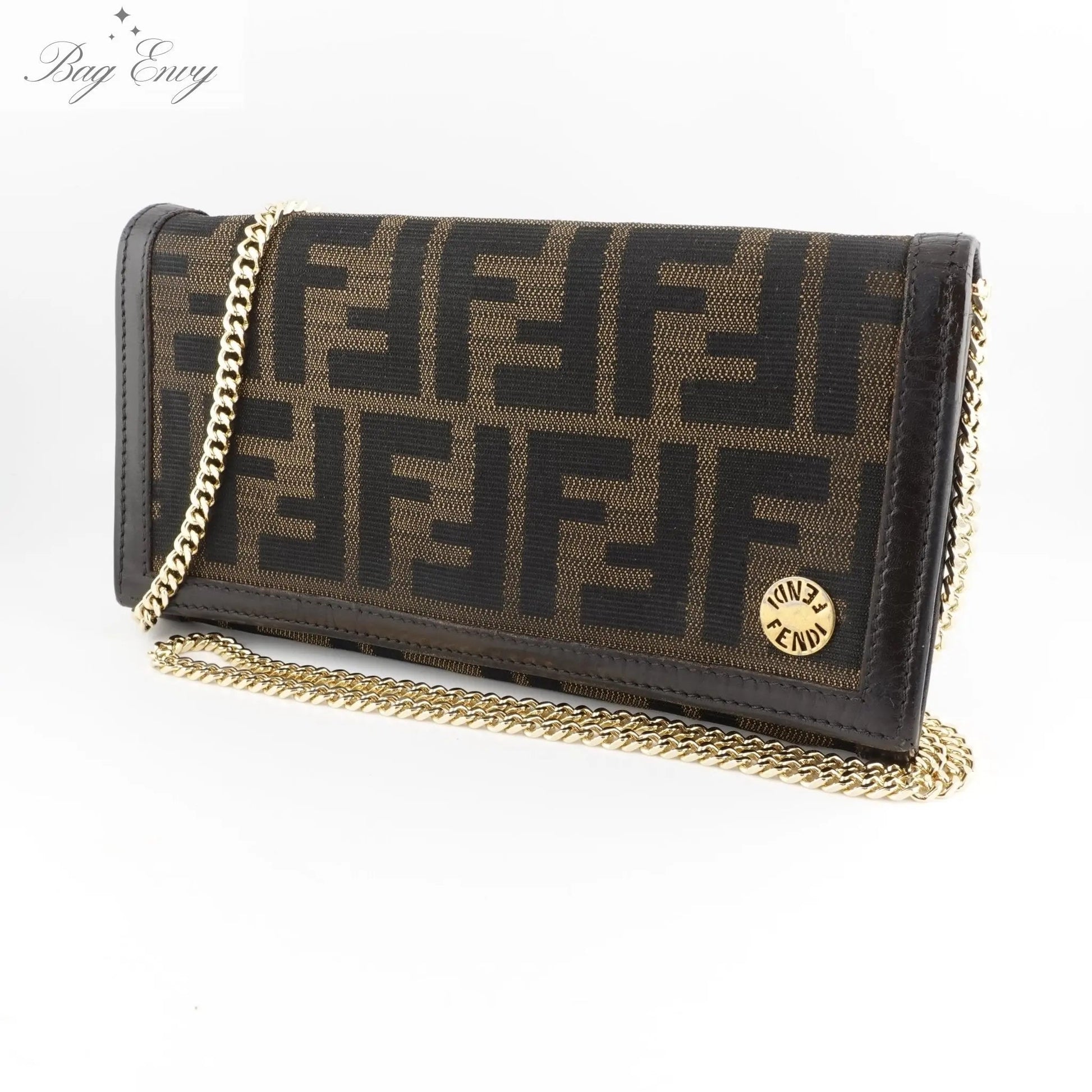FENDI Zucca Wallet on Chain - Bag Envy