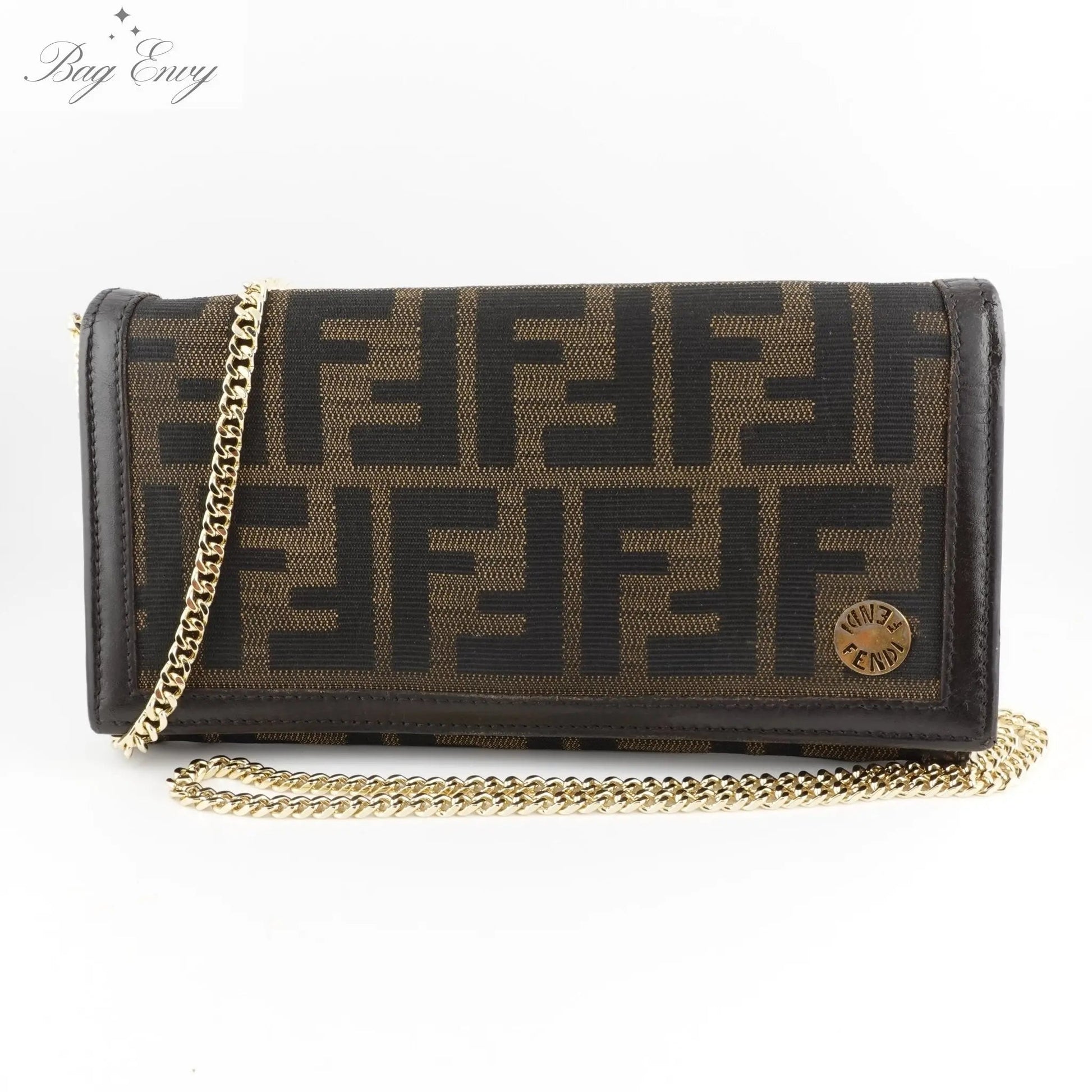 FENDI Zucca Wallet on Chain - Bag Envy