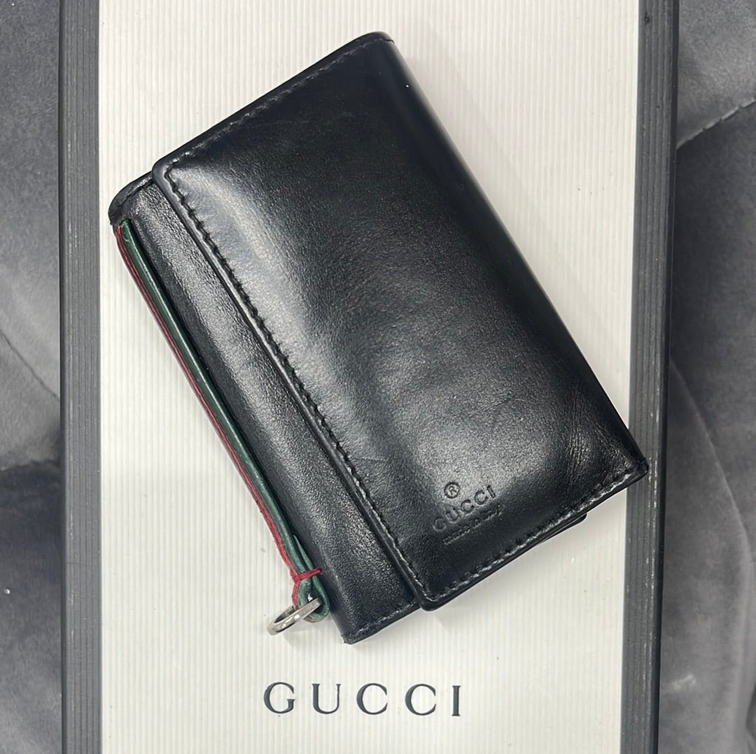 GUCCI Leather 6 Key Holder - Bag Envy