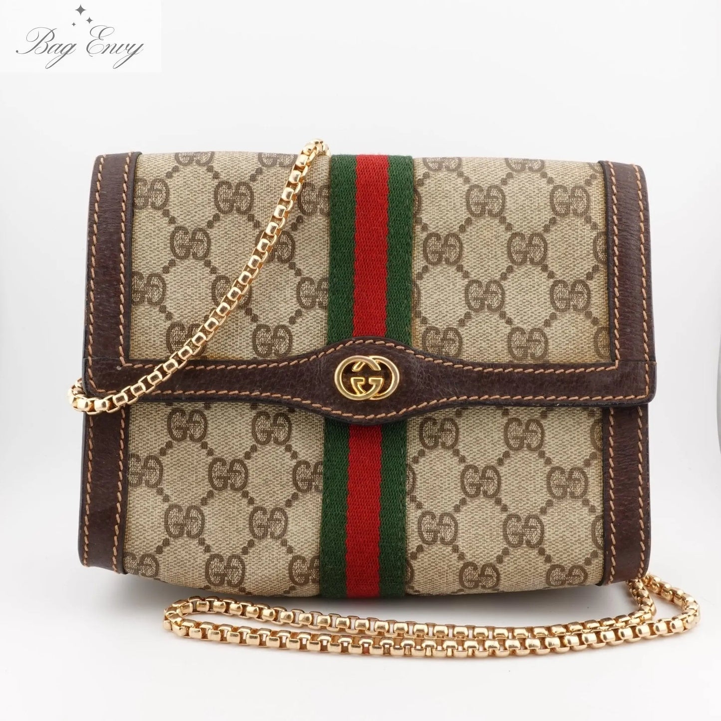 GUCCI Small Ophidia Clutch with Chain - Bag Envy