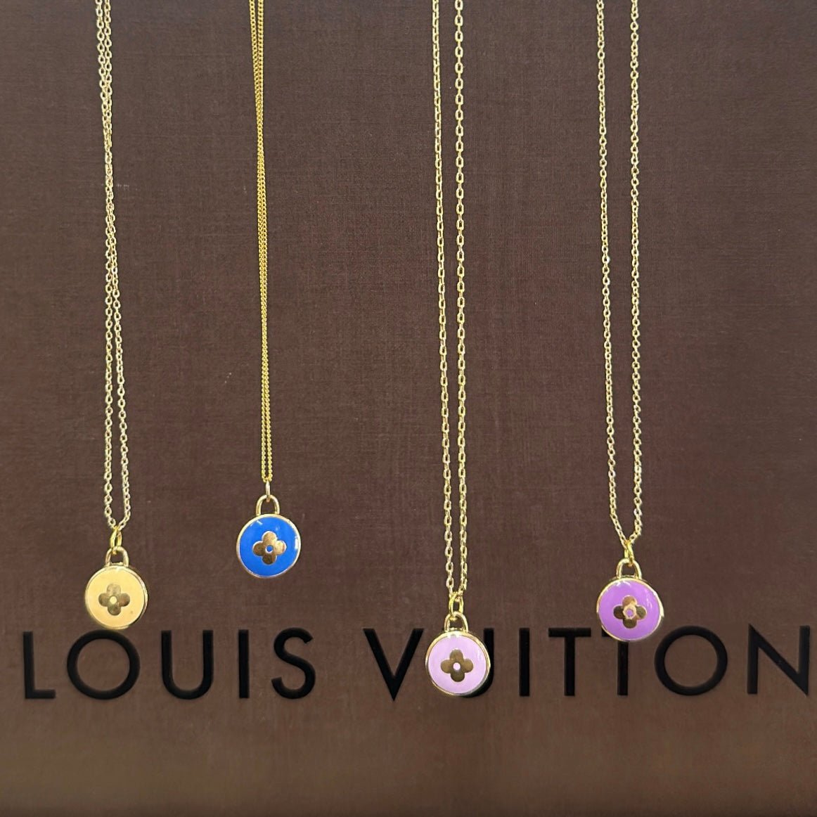LOUIS VUITTON Clover Charm Necklaces - Bag Envy