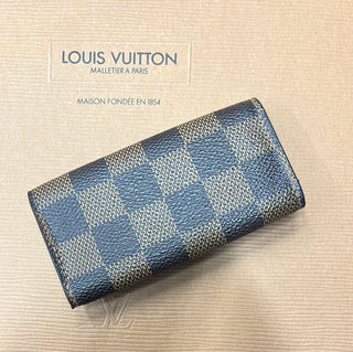 LOUIS VUITTON Damier Ebene 4 Key Holder/Card Case - Bag Envy