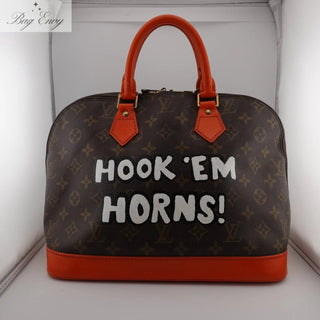 LOUIS VUITTON Monogram Alma with Custom Longhorn Art - Bag Envy