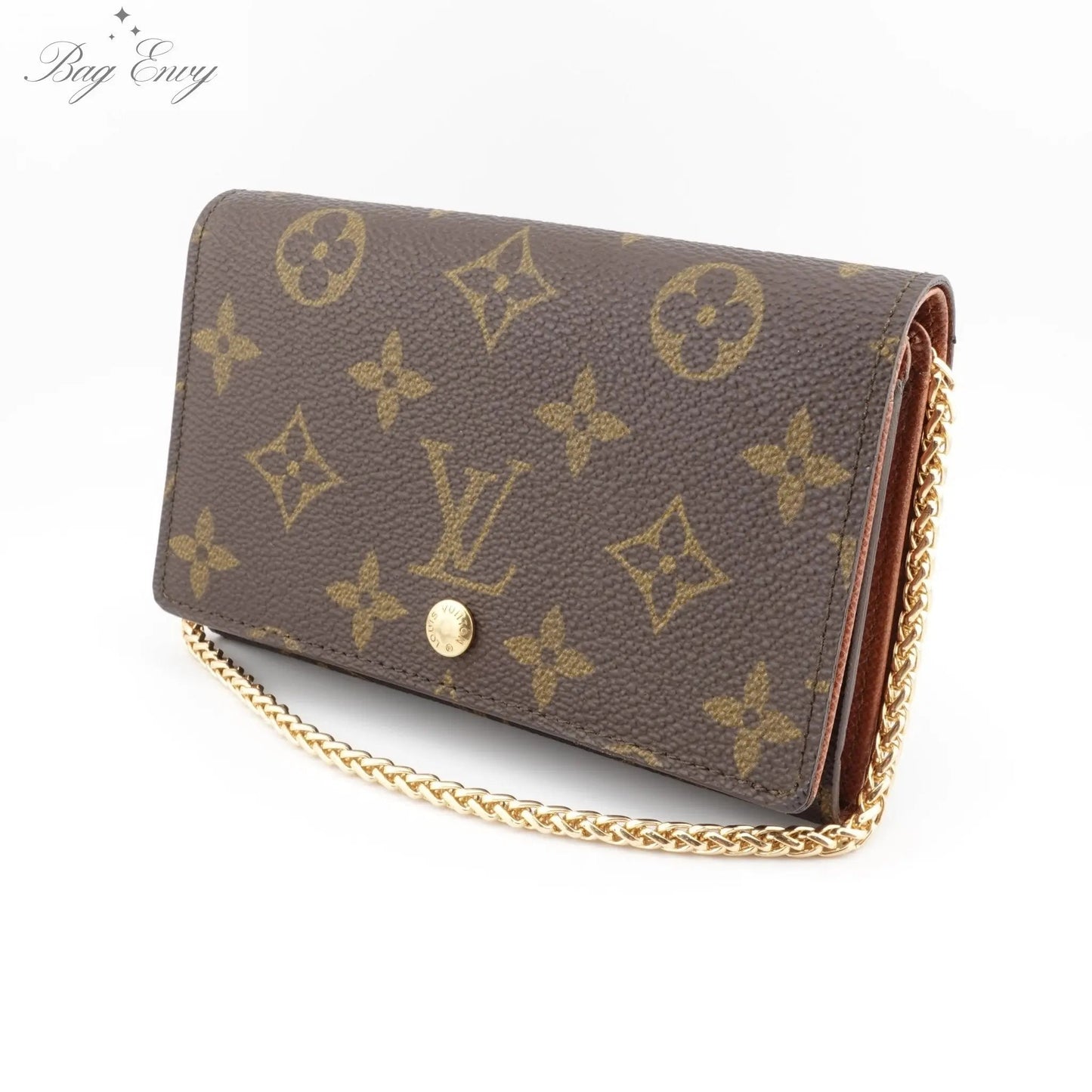 LOUIS VUITTON Monogram Porte Monnaie Billets Tresor Wallet On Chain - Bag Envy