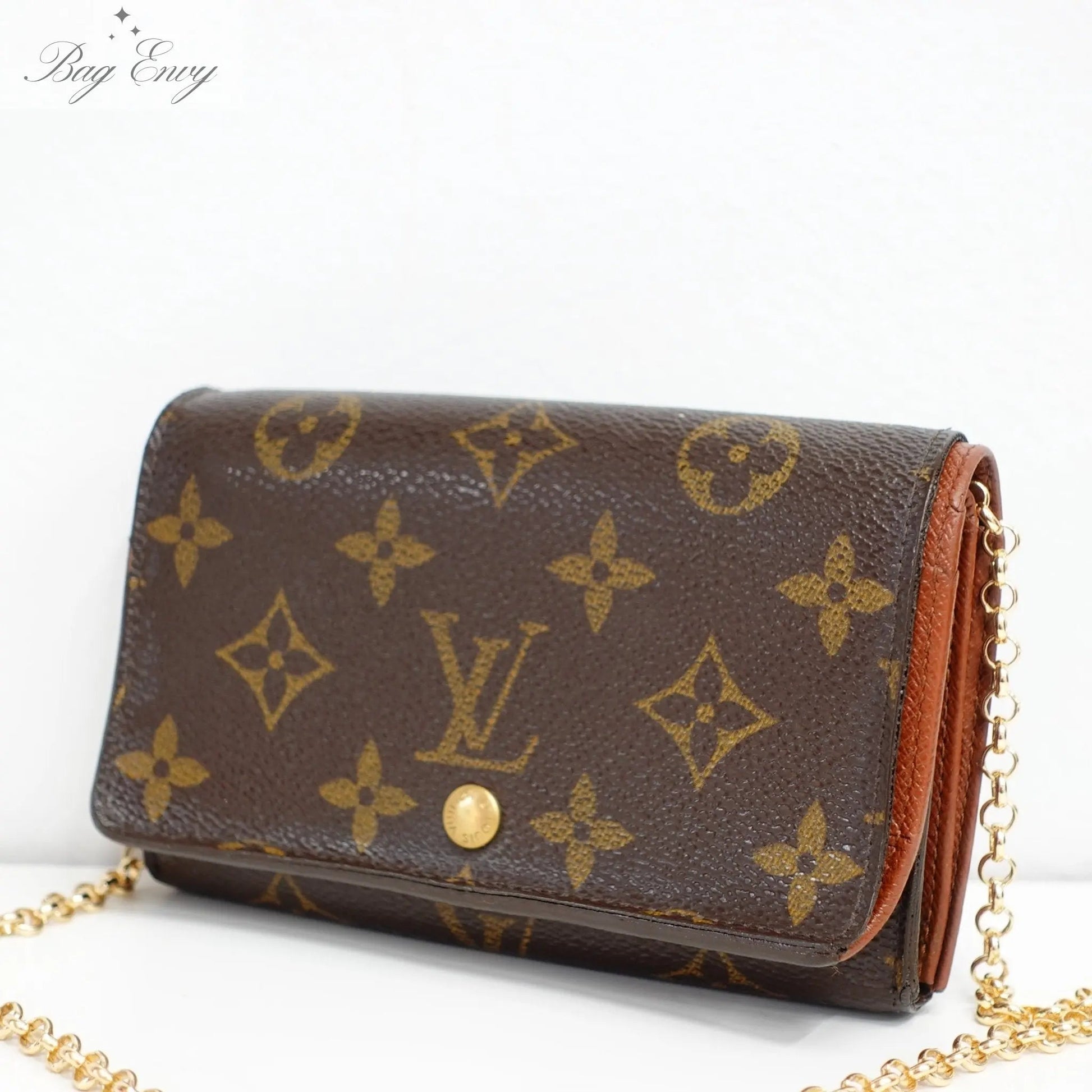 LOUIS VUITTON Monogram Porte Monnaie Billets Tresor Wallet On Chain - Bag Envy