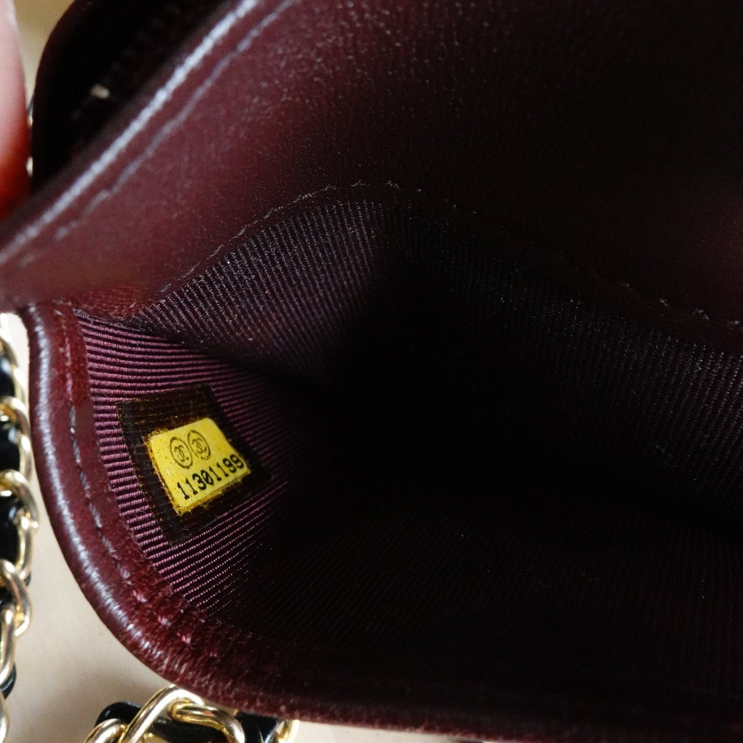 CHANEL Lambskin Bifold Wallet with Adjustable Chain-TT - Bag Envy
