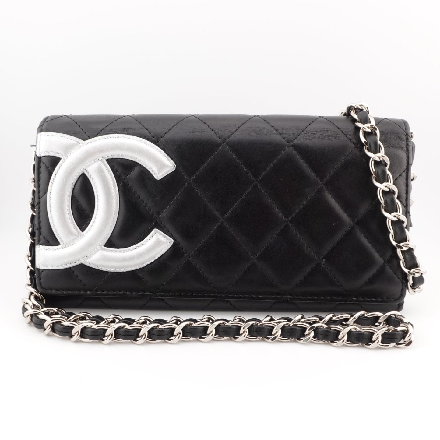 CHANEL Lambskin Cambon Full Flap Wallet on Chain - Bag Envy
