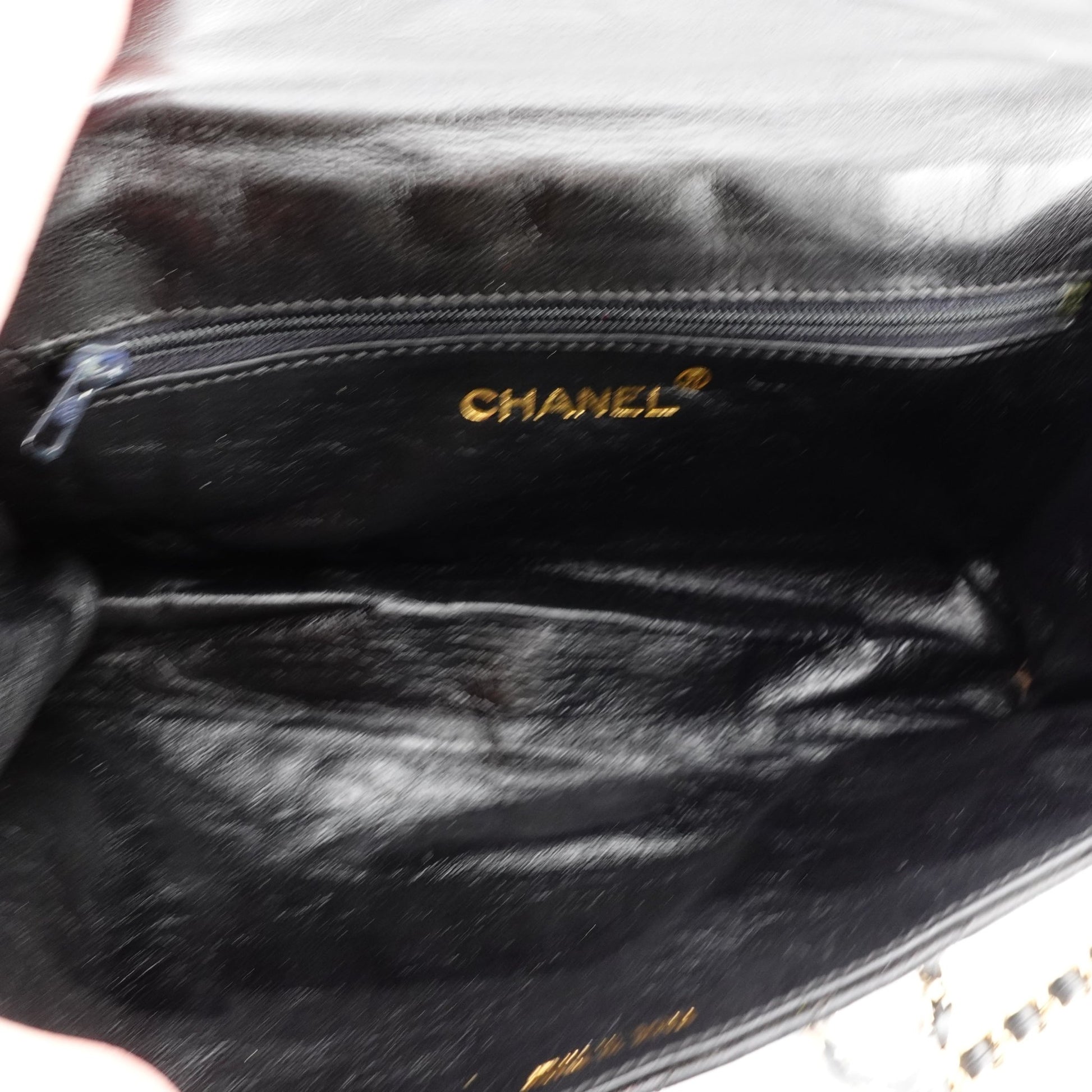 CHANEL Lambskin Chevron Tassel Clutch with Adjustable Chain - Bag Envy