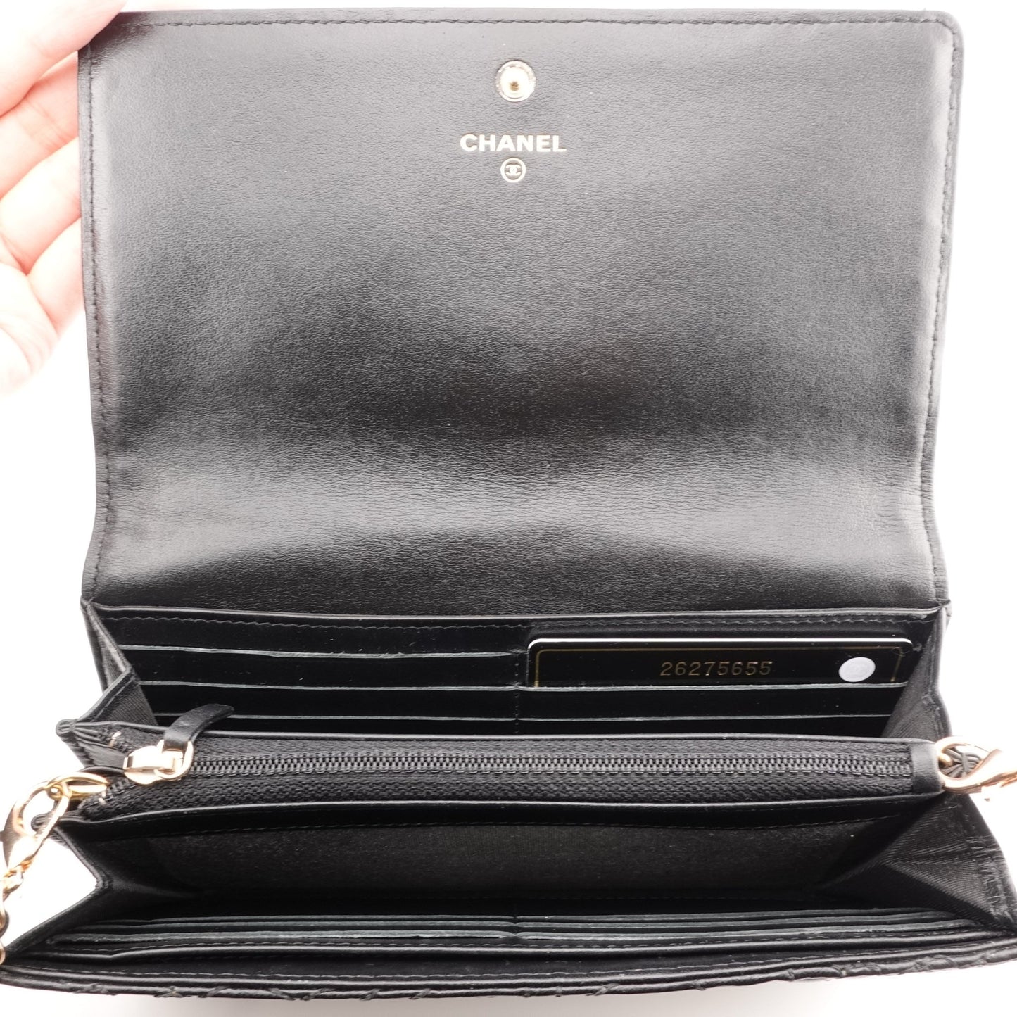 CHANEL Lambskin Icon Full Flap Wallet on Chain - Bag Envy