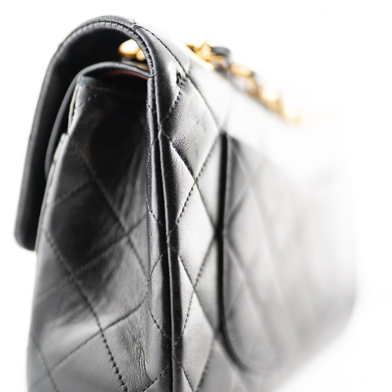CHANEL Lambskin Medium Classic Double Flap Bag - Bag Envy