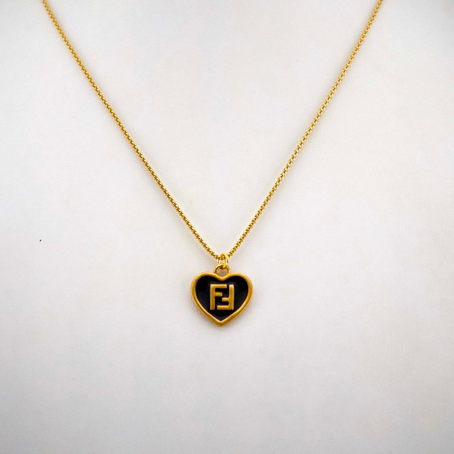 FENDI Heart Charm Necklace - Bag Envy