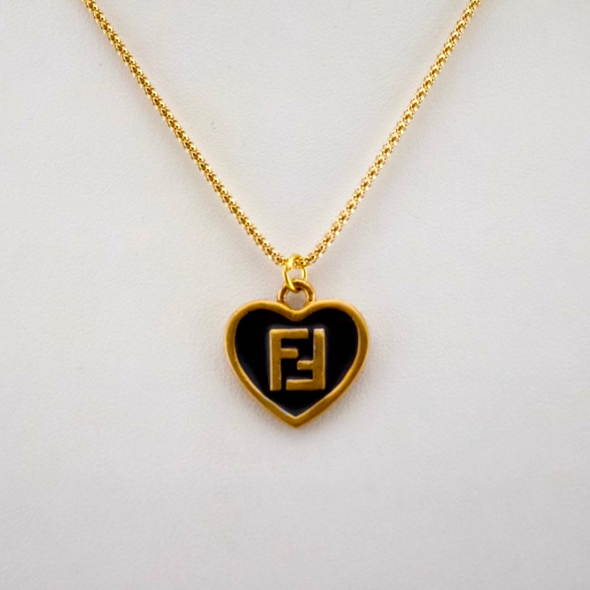 FENDI Heart Charm Necklace - Bag Envy