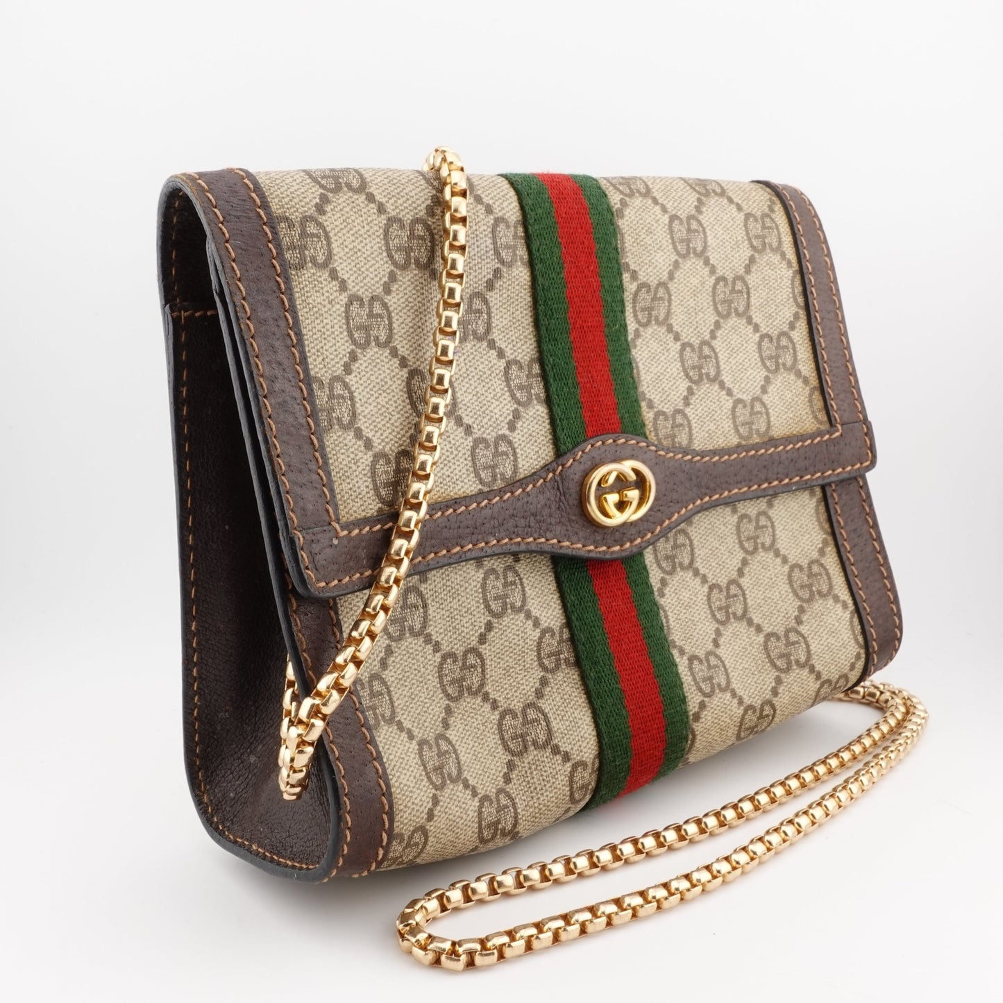 GUCCI Small Ophidia Clutch with Chain - Bag Envy
