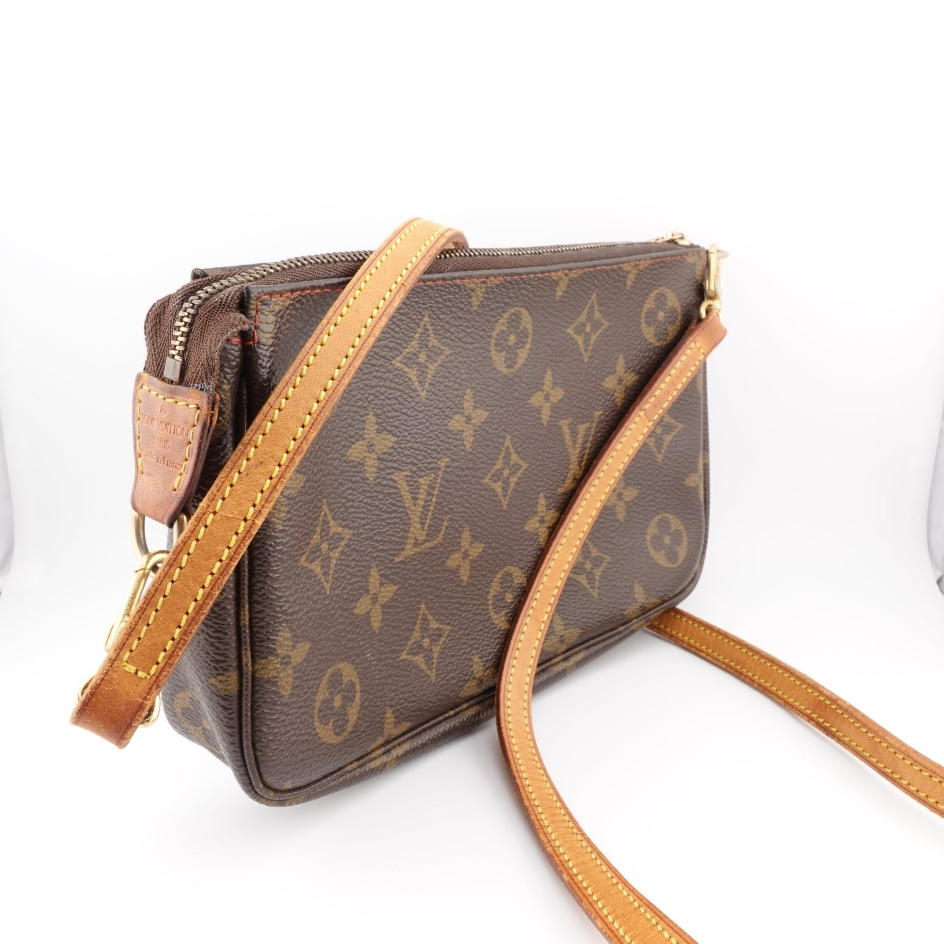 LOUIS VUITTON Monogram Cerises Pochette Accessories with Strap - Bag Envy