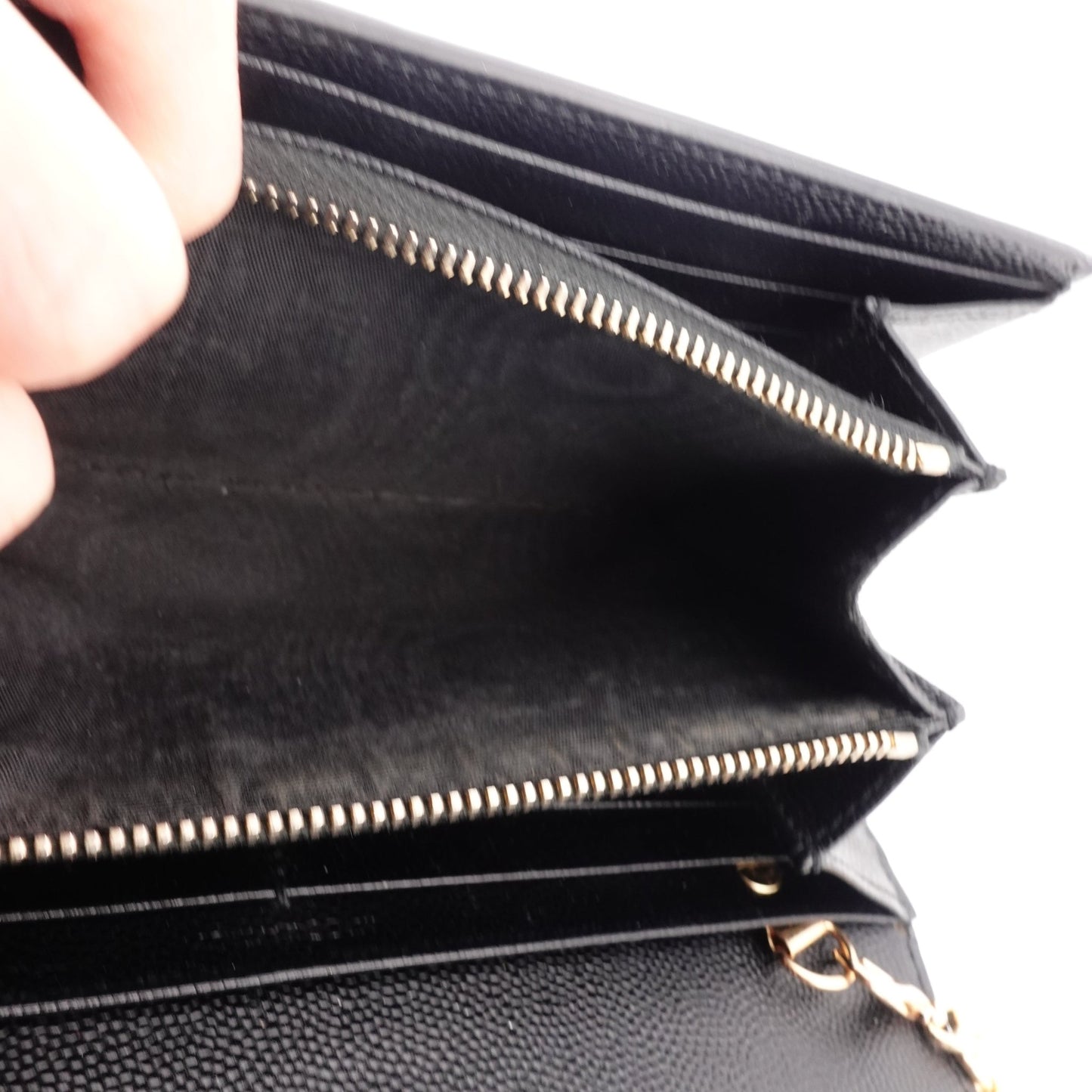 SAINT LAURENT Grain de Poudre Star YSL Wallet on Chain - Bag Envy